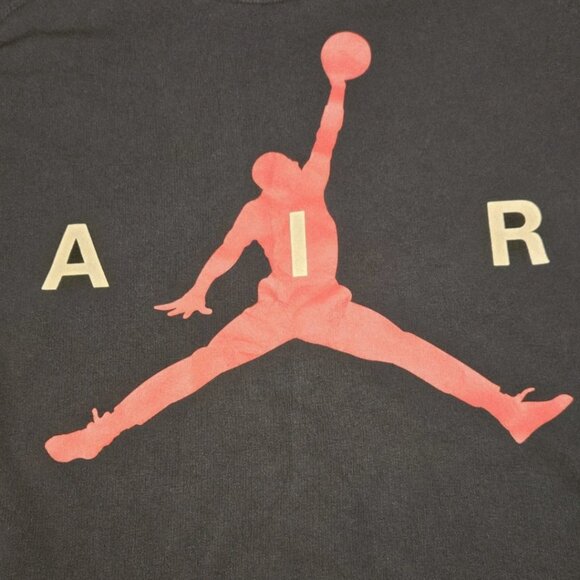 Air Jordan Sweatshirt Size 3XL Mens BLACK RED 689014-010 - Picture 8 of 8